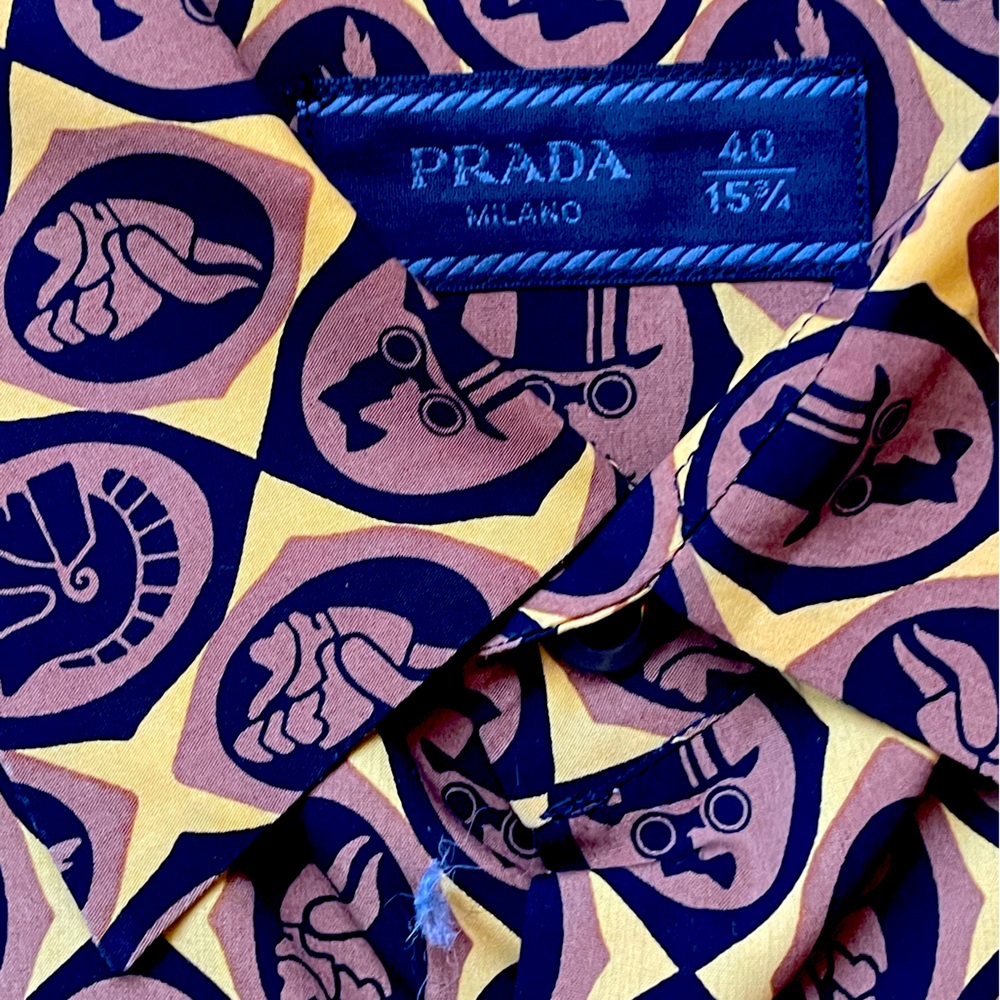 Like New-Authentic Men’s -Prada Hat Button down label 48-15 3/4
